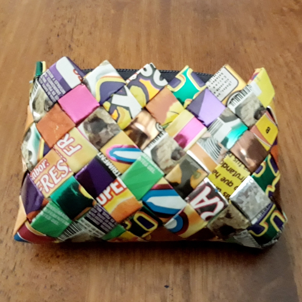 Multicolor Candy Wrapper Coin Purse - image 8